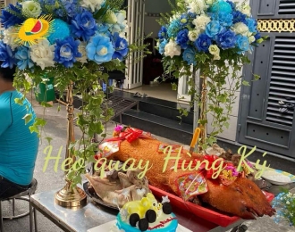 Hùng Ký phục vụ heo quay cúng sinh nhật đậm đà và ý nghĩa đảm bảo hương vị